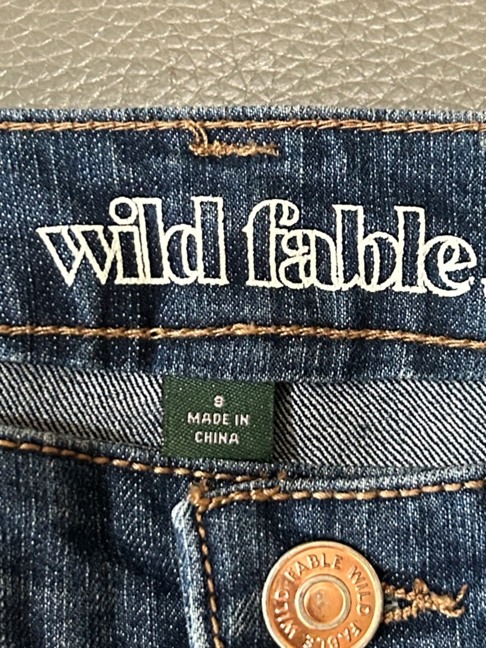 Wild Fable Women's Dark Blue Denim Cutoff Shorts size 4 - Picture 2 of 4